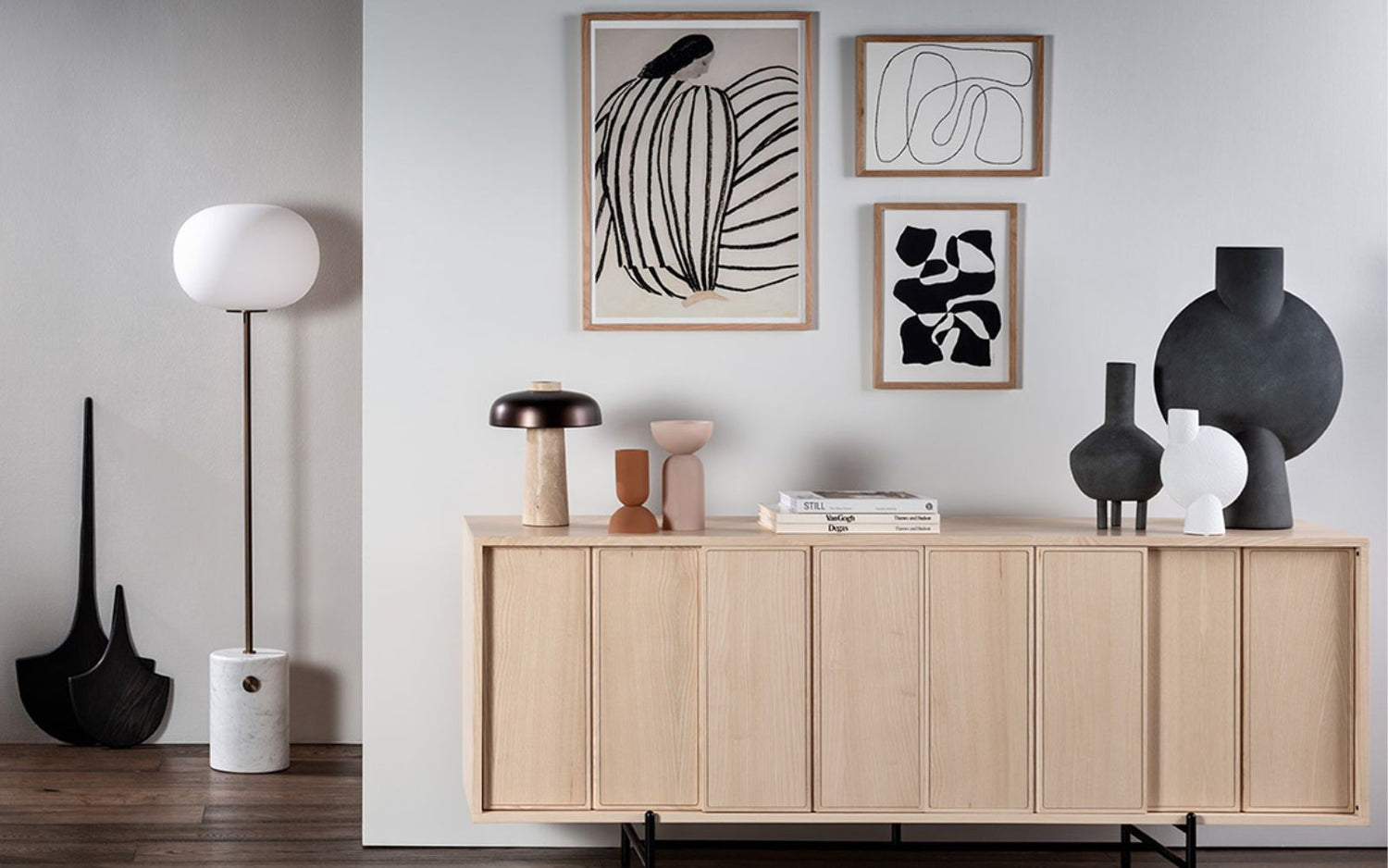 Διακόσμηση μπουφέ σαλονιού με έξυπνα tips!