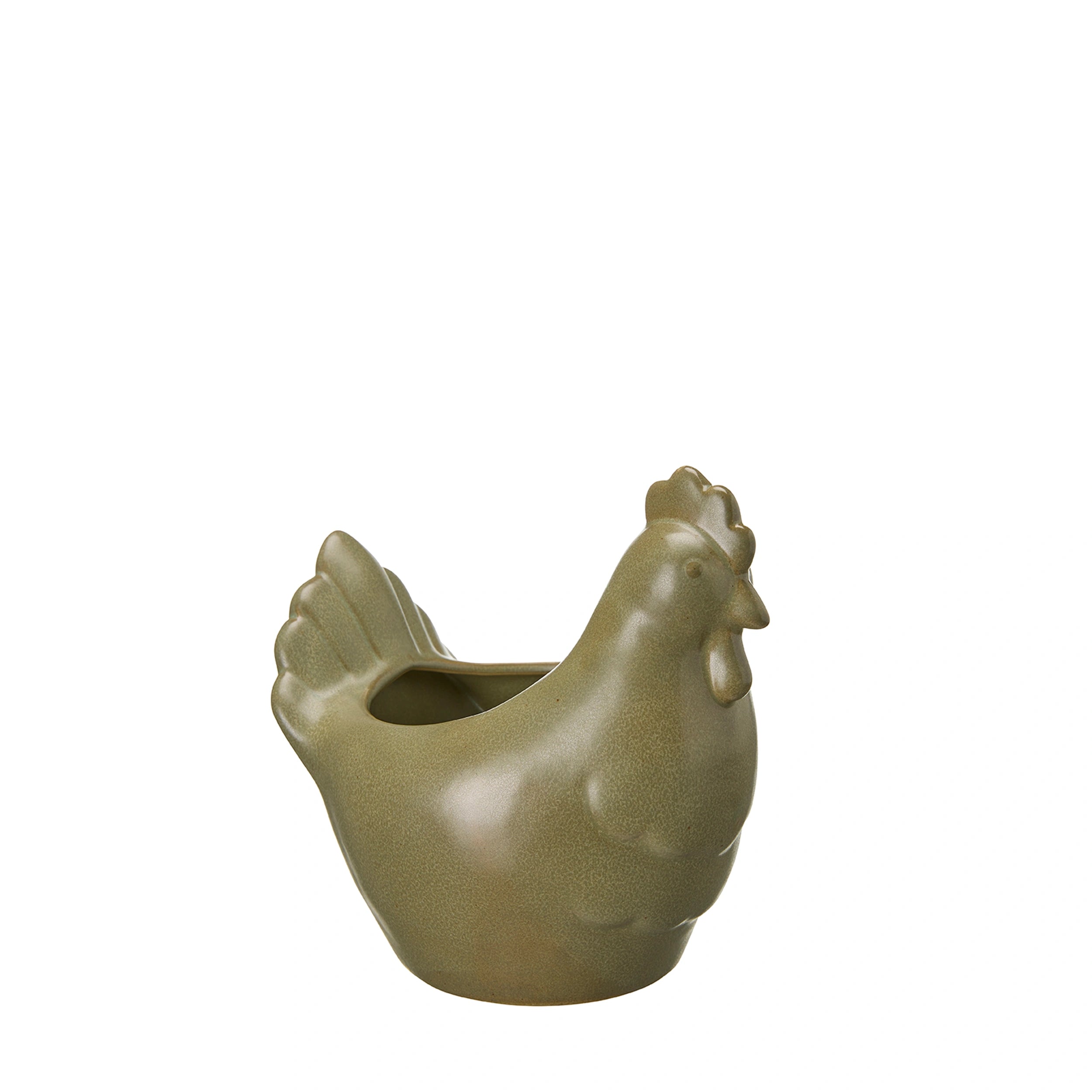 Κασπώ HEA Hen - Πορσελάνη Πράσινο Ø8,5 x 17 x 11 x 15 cm HintsDeco