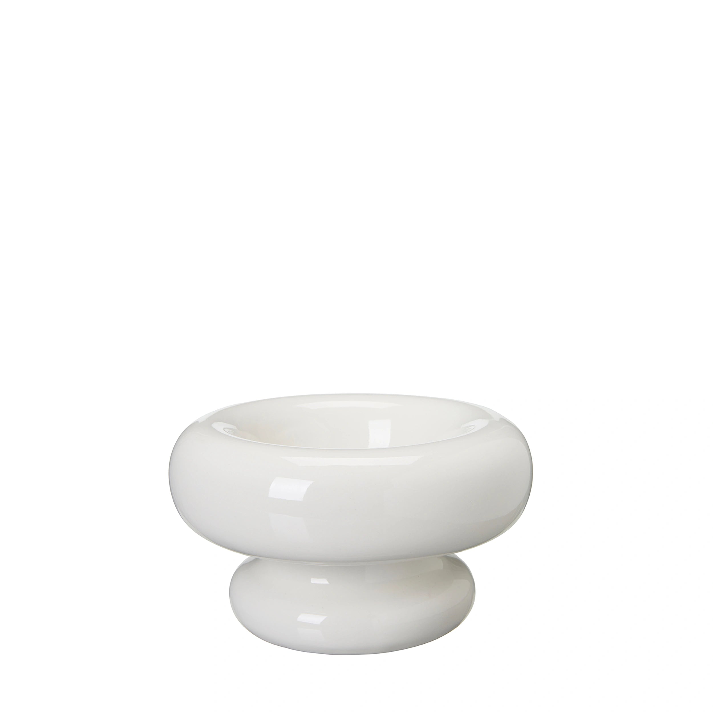 Διακοσμητικό Μπολ Briella - Πορσελάνη Άσπρο Ø12,5 x 20 x 11 cm HintsDecο