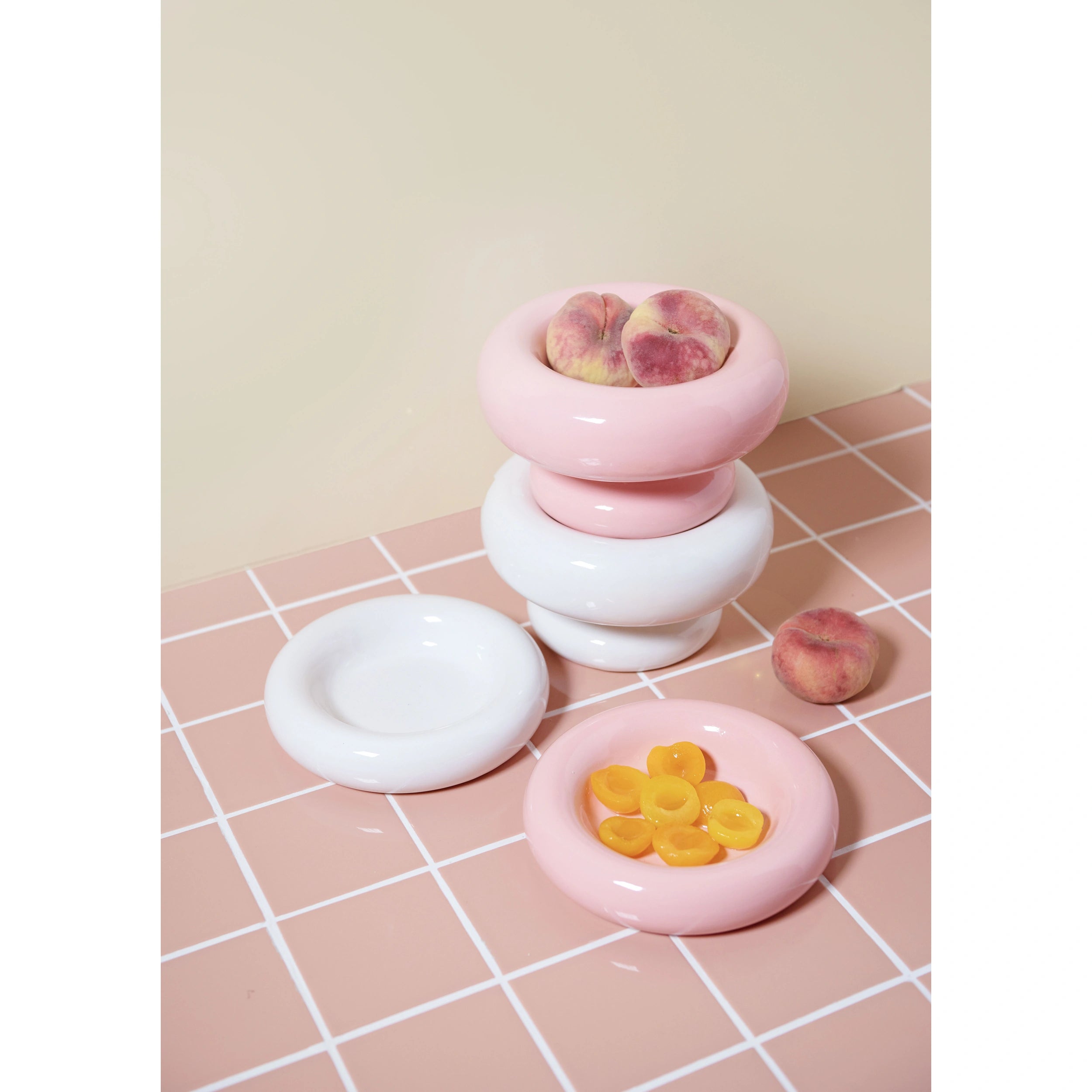 Διακοσμητικό Μπολ Briella - Πορσελάνη Άσπρο Ø12,5 x 20 x 11 cm HintsDecο