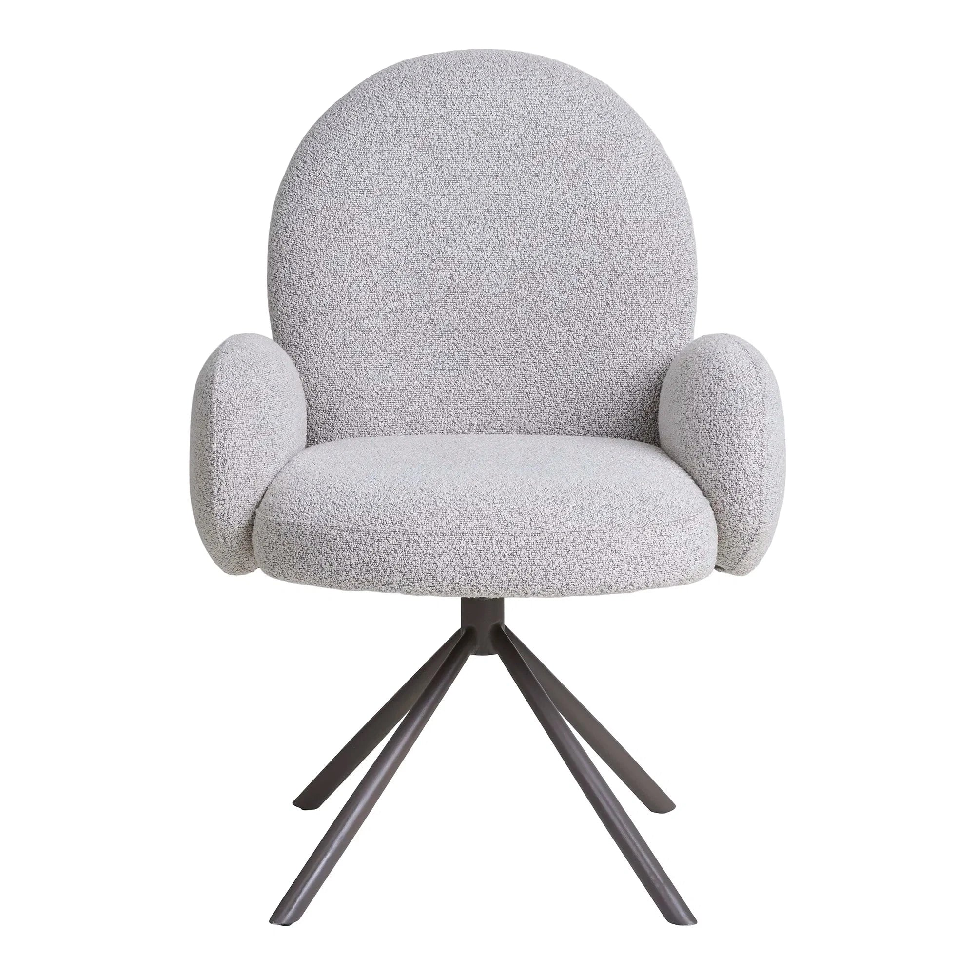 Καρέκλα Τραπεζαρίας Lana / Bouclé / Γκρι W65 x L69 x H91.5 HOUSE NORDIC