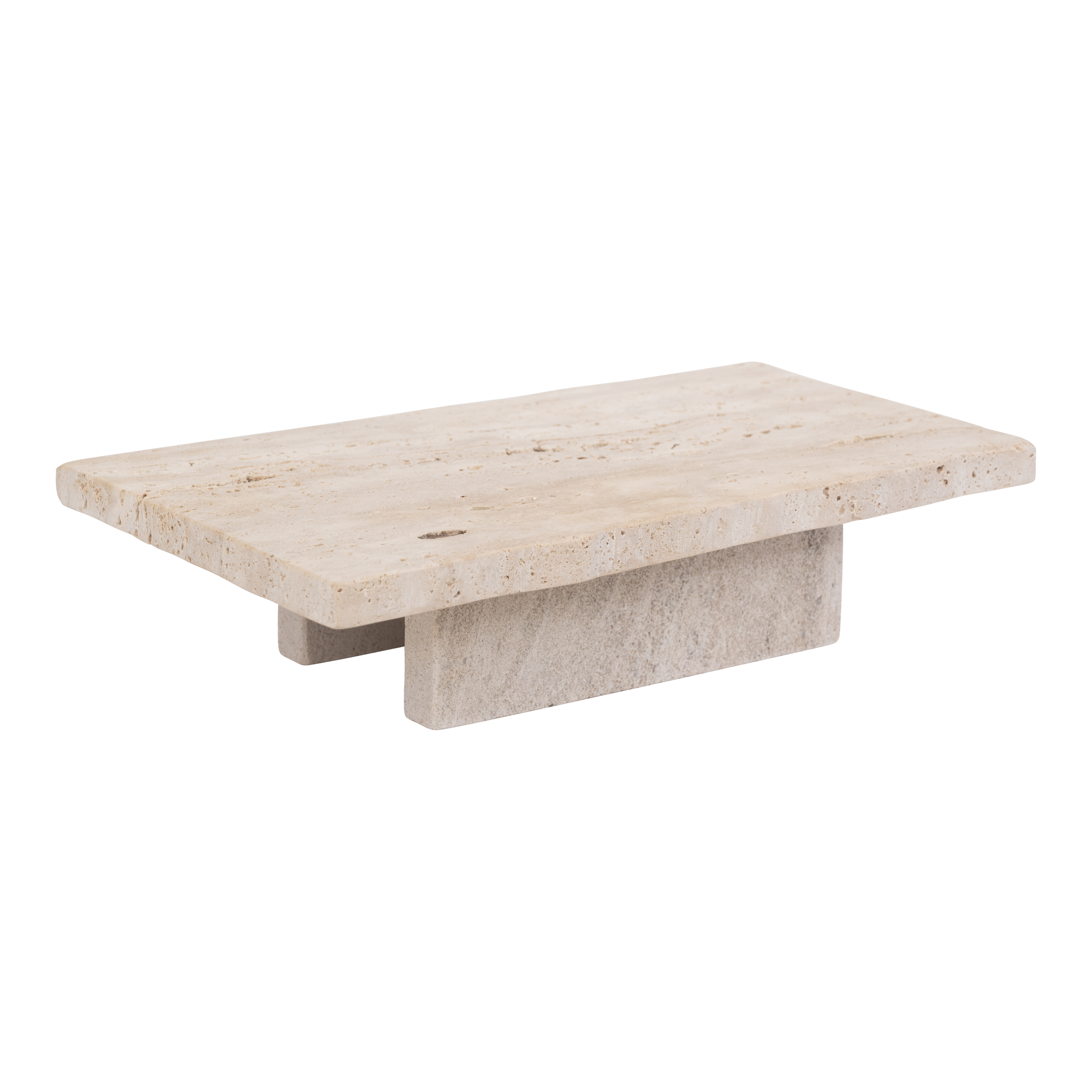 Πλατώ Travertino - Τραβερτίνη Φυσική Απόχρωση 33 x 20 x 7,6 cm Urban Nature Culture Amsterdam