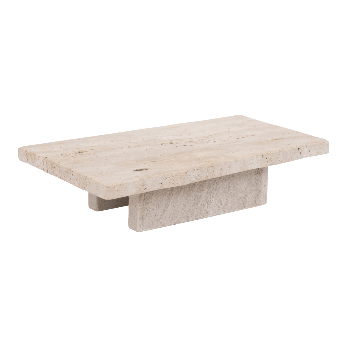 Πλατώ Travertino - Τραβερτίνη Φυσική Απόχρωση 33 x 20 x 7,6 cm Urban Nature Culture Amsterdam