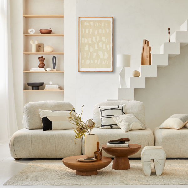 Urban Nature Culture Amsterdam Πάγκος Καναπές/Πολυθρόνα Modular 18%Βισκόζη, 82%Πολυεστέρας Γκρεζ 112x112xH84 cm 101 COPENHAGEN