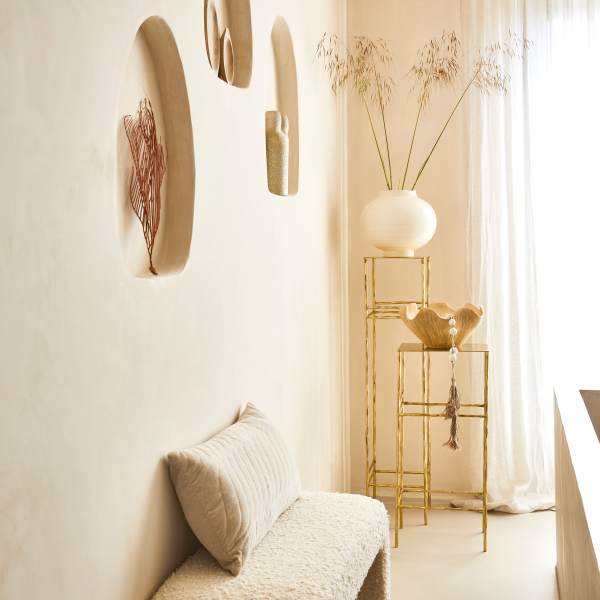 101 COPENHAGEN Πάγκος Πάγκος Arch 100% Βαμβάκι Εκρού 115x35xH46 101 COPENHAGEN