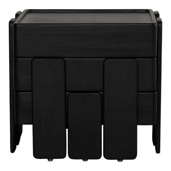 Urban Nature Culture Amsterdam Τραπέζι Τραπέζι 3 τμχ Nido Ξύλο Sunkay Μαύρο 42x42x40 cm 101 COPENHAGEN