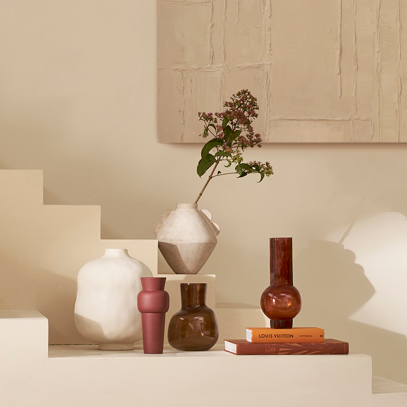 Urban Nature Culture Amsterdam Βάζο Βάζο Mia λευκό 27x30x32 CM Urban Nature Culture