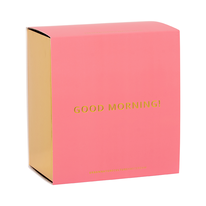 Urban Nature Culture Amsterdam Φλυτζάνια Φλυτζάνι Καπουτσίνο/Τσάι Good Morning Cup Κεραμικό Raspberry/ Χρυσό Ø11x8 cm Urban Nature Culture Amsterdam (Copy) (Copy)