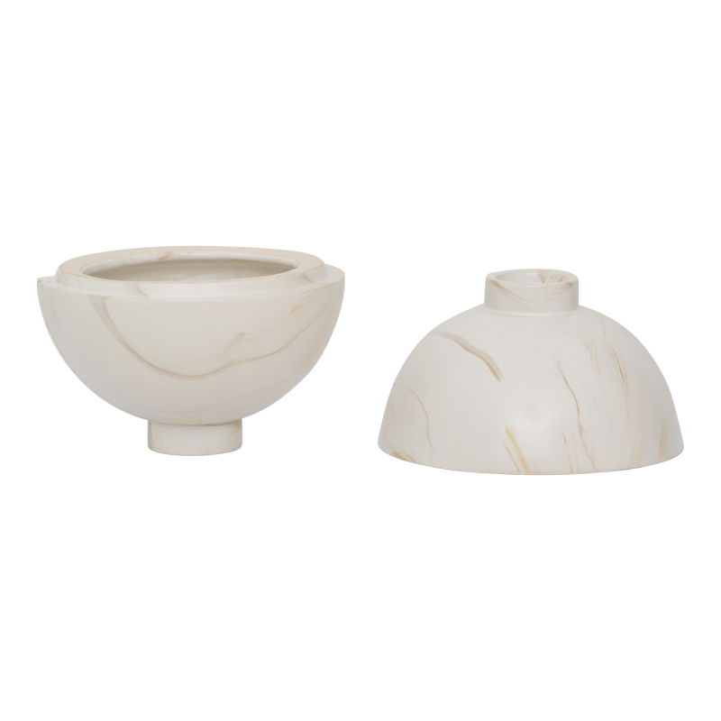 Urban Nature Culture Amsterdam Διακοσμητικo Μπολ Διακοσμητικό Μπολ Loja Off White Κεραμικό H23 x D20 Urban Nature Culture Amsterdam