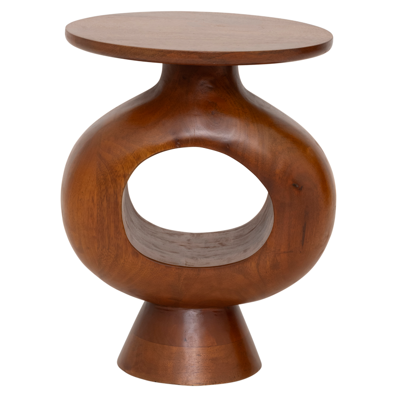Urban Nature Culture Amsterdam Βοηθητικό Τραπέζι Βοηθητικό Τραπέζι Farren - Mango Wood Ø 30 x 39 CM Urban Nature Culture Amsterdam