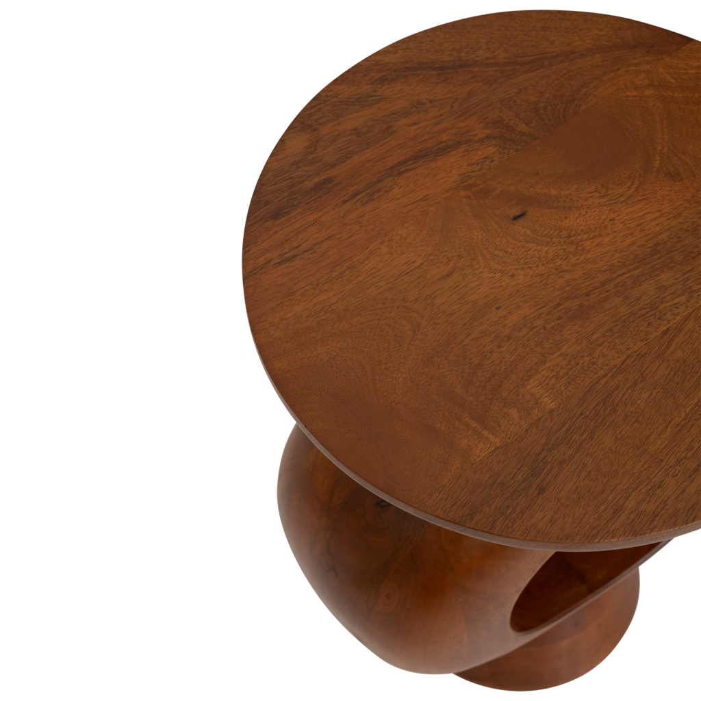 Urban Nature Culture Amsterdam Βοηθητικό Τραπέζι Βοηθητικό Τραπέζι Farren - Mango Wood Ø 30 x 39 CM Urban Nature Culture Amsterdam