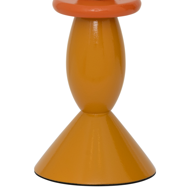 Κηροπήγιο Vimba - Ξύλο Μάνγκο Πολύχρωμο Ø8 x H21 cm Urban Nature Culture Amsterdam