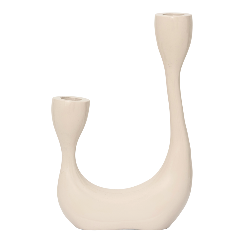 Κηροπήγιο Palesa - Αλουμίνιο Μπεζ 13,5 x 5 x 21,5 cm Urban Nature Culture Amsterdam