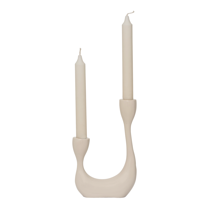 Κηροπήγιο Palesa - Αλουμίνιο Μπεζ 13,5 x 5 x 21,5 cm Urban Nature Culture Amsterdam