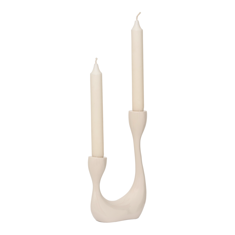 Κηροπήγιο Palesa - Αλουμίνιο Μπεζ 13,5 x 5 x 21,5 cm Urban Nature Culture Amsterdam