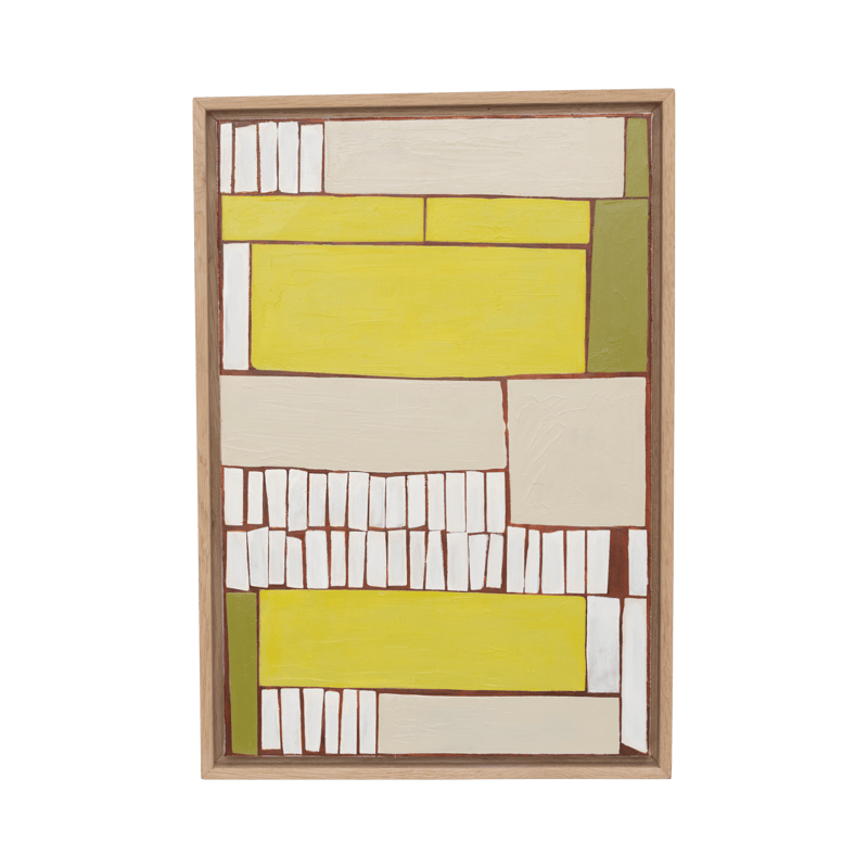 Πίνακας Lesedi - Ξύλινο Πλαίσιο Πολύχρωμος 44 x 4 x 64 cm Urban Nature Culture Amsterdam