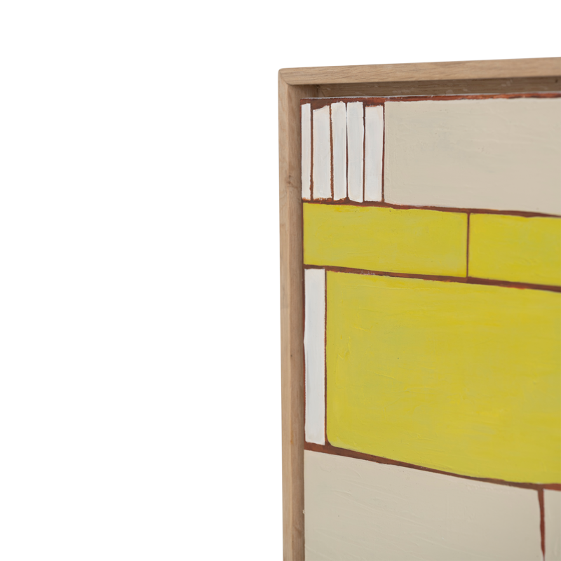 Πίνακας Lesedi - Ξύλινο Πλαίσιο Πολύχρωμος 44 x 4 x 64 cm Urban Nature Culture Amsterdam