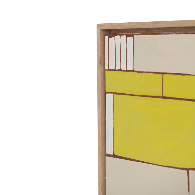 Πίνακας Lesedi - Ξύλινο Πλαίσιο Πολύχρωμος 44 x 4 x 64 cm Urban Nature Culture Amsterdam