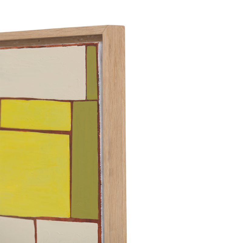 Πίνακας Lesedi - Ξύλινο Πλαίσιο Πολύχρωμος 44 x 4 x 64 cm Urban Nature Culture Amsterdam