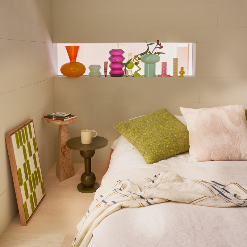 Mini Βάζα Lilian, Set Of 3 Ø 5.5 x 10 cm Κεραμικά Πορτοκαλί/ Κίτρινο/ Κεχριμπάρι Urban Nature Culture Amsterdam