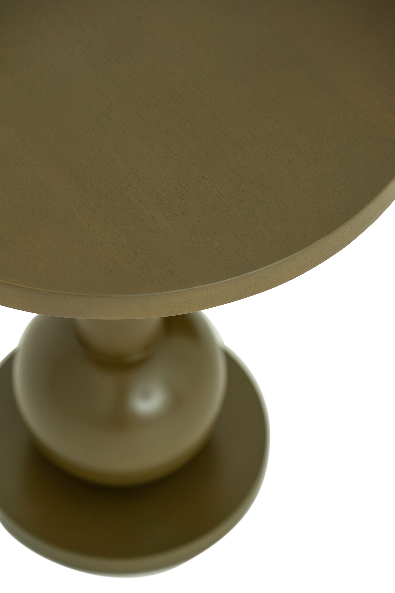 Βοηθητικό Τραπέζι Ramo - Ξύλο Μάνγκο Σκούρο Πράσινο Ø35 x H40 cm Urban Nature Culture Amsterdam