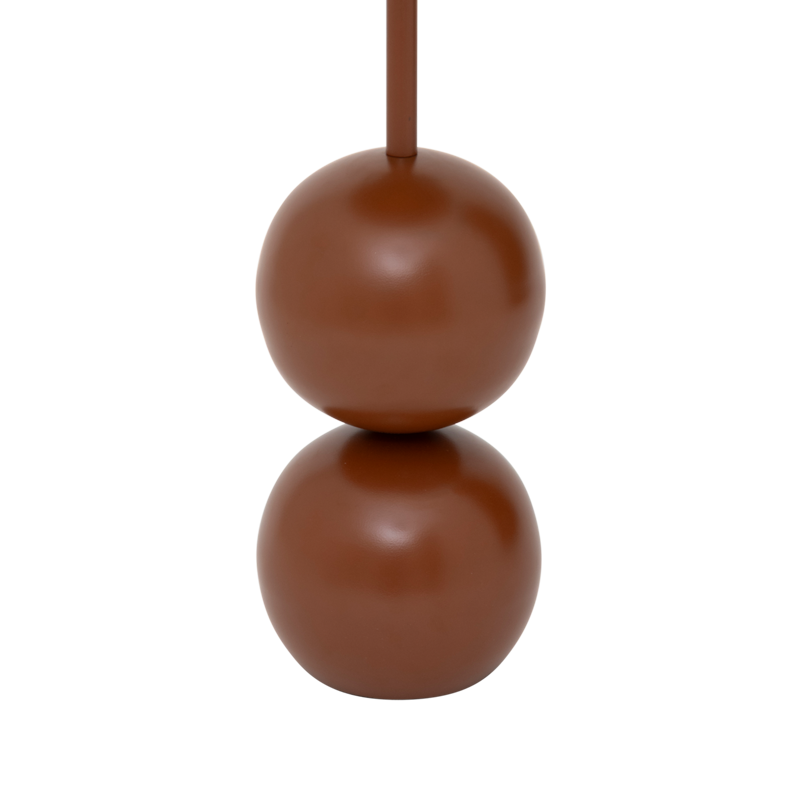 Βοηθητικό Τραπέζι Sibi - Αλουμίνιο Γυαλί Καφέ Ø34 x H58 cm Urban Nature Culture Amsterdam