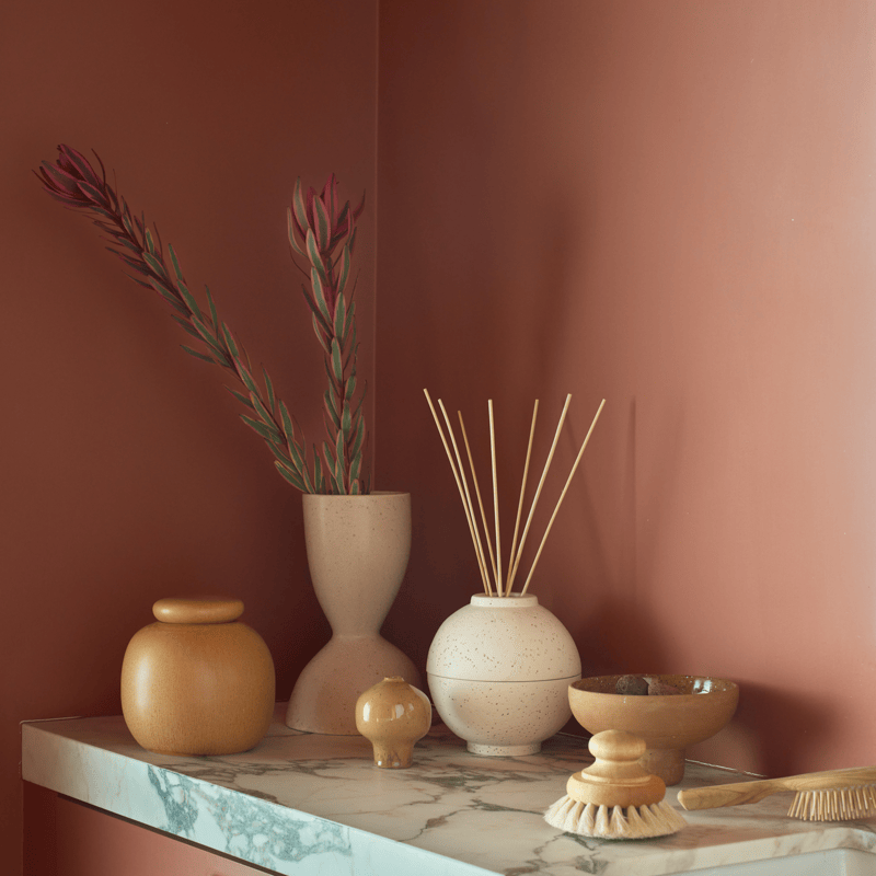 Διακοσμητικό Δοχείο Yui - Κεραμικό Καφέ Ø16.5 x H16.5 cm Urban Nature Culture Amsterdam