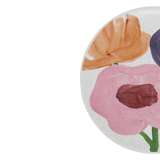 Πιάτο Hanako - Κεραμικό Πολύχρωμο Ø17 cm Urban Nature Culture Amsterdam