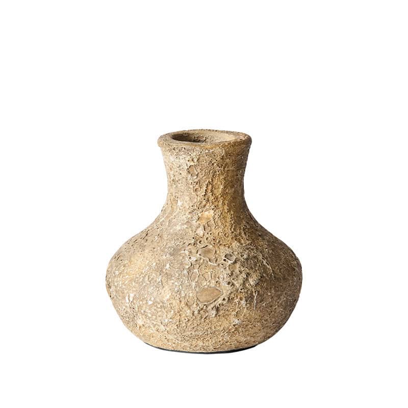 Βάζο Eris Μ Rustic Μπεζ Τερακότα Ø8xH19 cm MUUBS