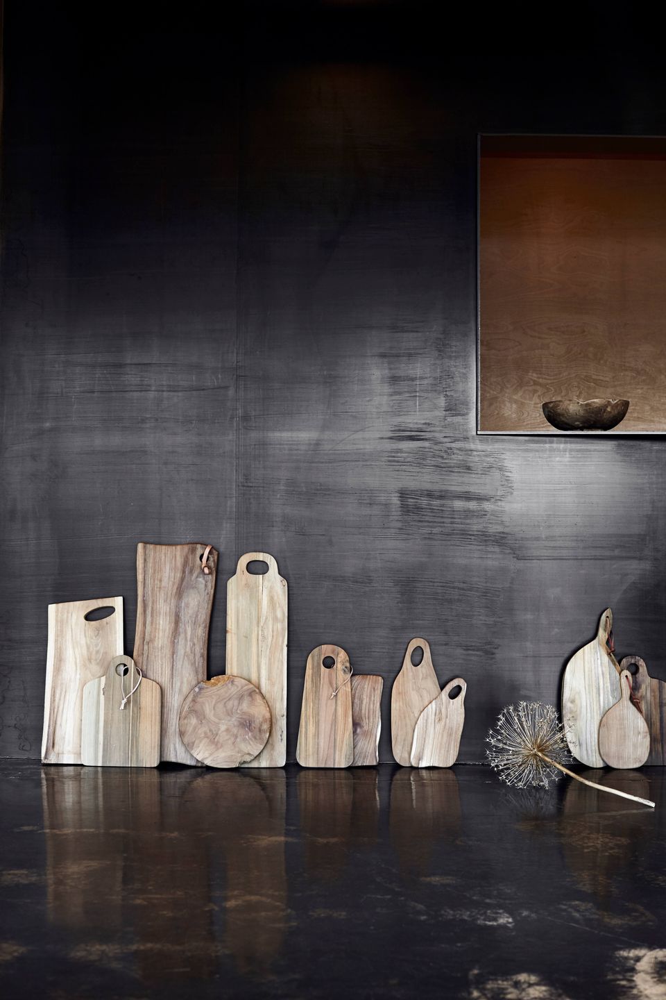 MUUBS Δίσκος Κοπής Δίσκος Κοπής Lyon Φυσικό Ξύλο Teak W25xL70xH3 cm MUUBS