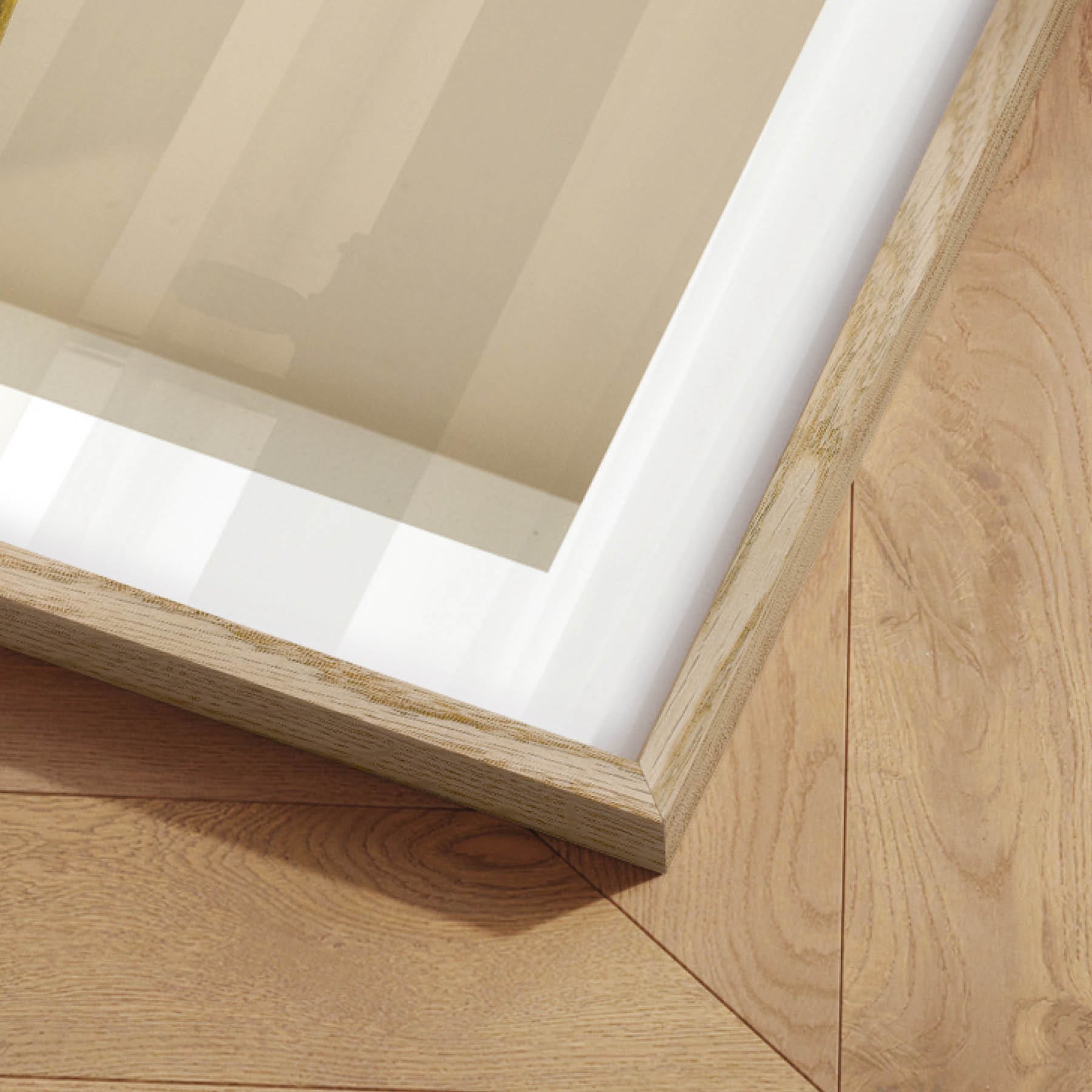 Κορνίζα Nordic Line - Φυσικό Ξύλο Δρυός Ακρυλικό Γυαλί 15 mm W40 x H50 cm INCADO