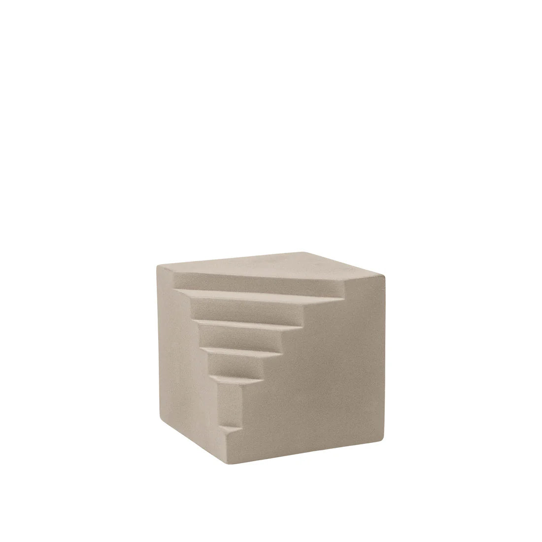 KRISTINA DAM studio Γλυπτό Γλυπτό Stair Τερακότα Light Γκρι W16,5 x D16,5 x H16,5 cm KRISTINA DAM studio