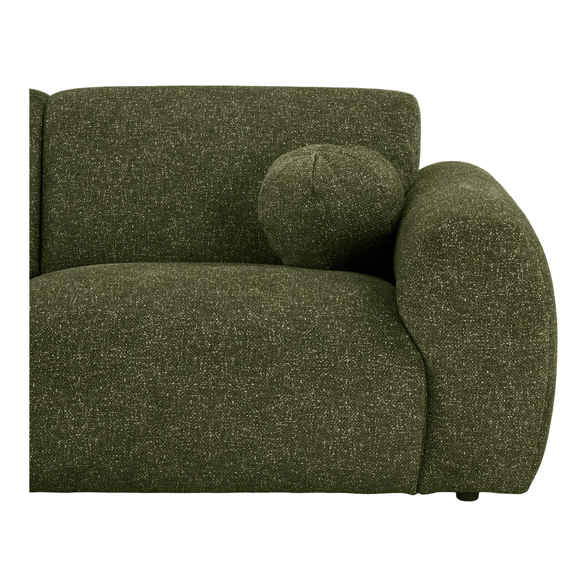 e With Two Cushions, Left Facing, Olive Πράσινο W300 x L109 - 177cm x H75x HOUSE NORDIC