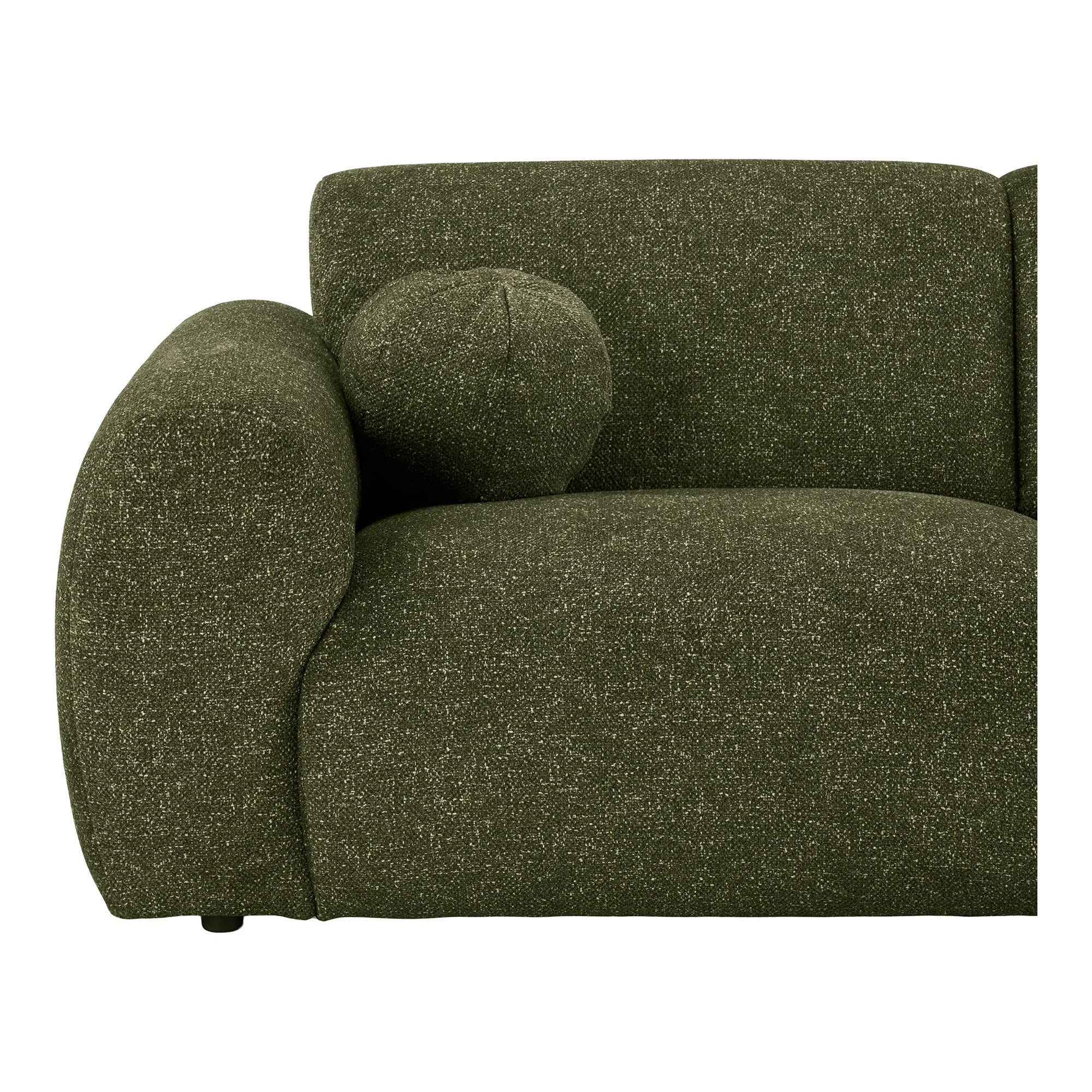 With Two Cushions, Right Facing, Olive Πράσινο W300 x L109 - 177cm x H75x HOUSE NORDIC