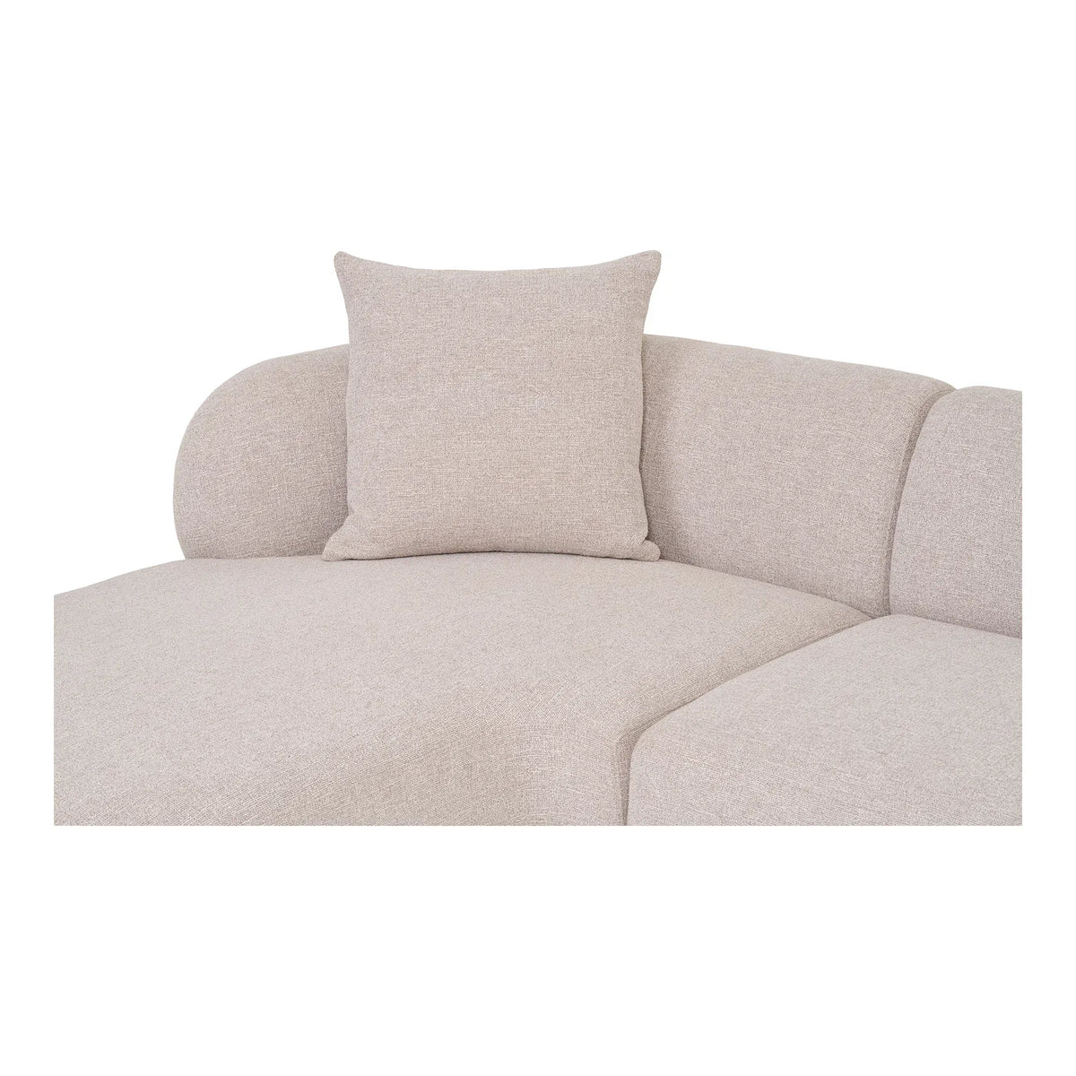 Καναπές Kingston Lounge Sofa Με 2 Μαξιλάρια, Off White, Left facing, W294 × D90/175 × H69 cm HOUSE NORDIC