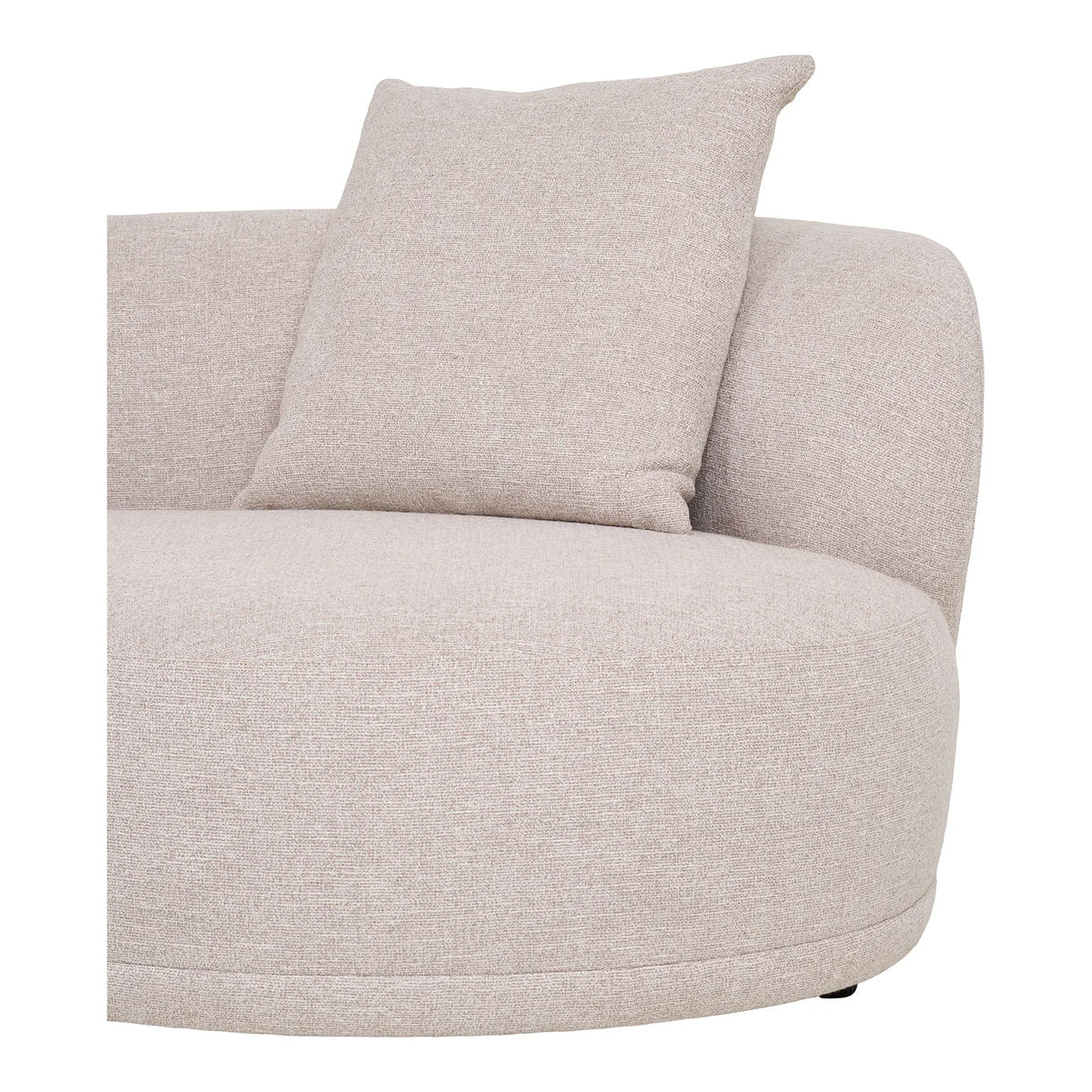 Καναπές Kingston Lounge Sofa Με 2 Μαξιλάρια, Off White, Left facing, W294 × D90/175 × H69 cm HOUSE NORDIC