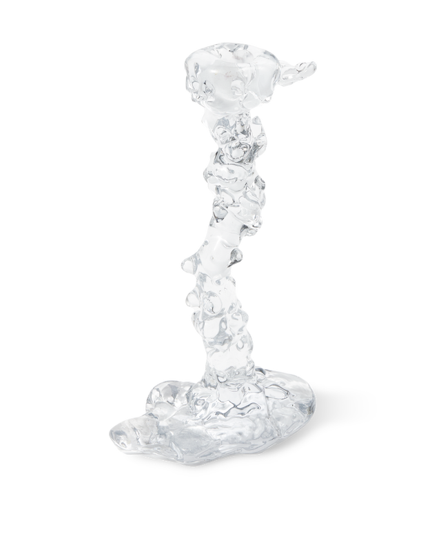 POLSPOTTEN Κηροπήγιο Κηροπήγιο Drip L Γυάλινο L14xW8xH25 cm POLSPOTTEN