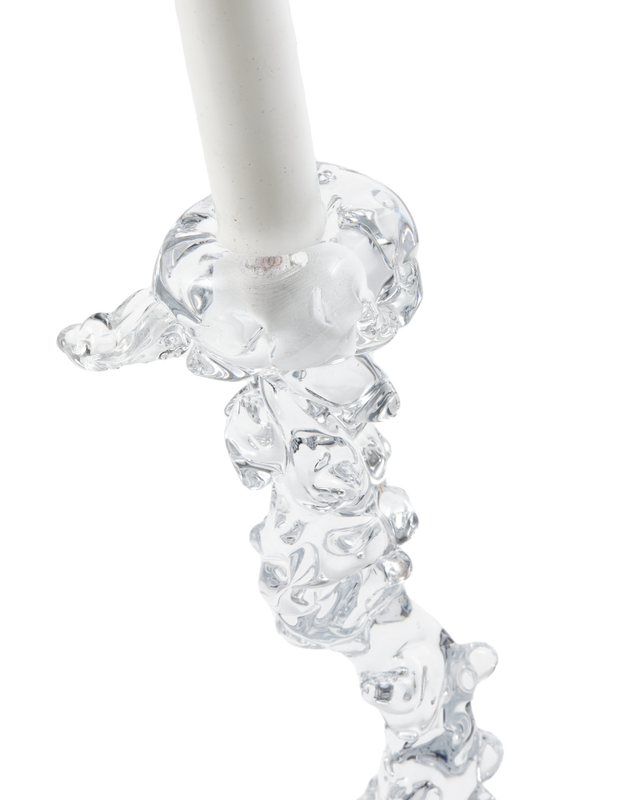 POLSPOTTEN Κηροπήγιο Κηροπήγιο Drip L Γυάλινο L14xW8xH25 cm POLSPOTTEN