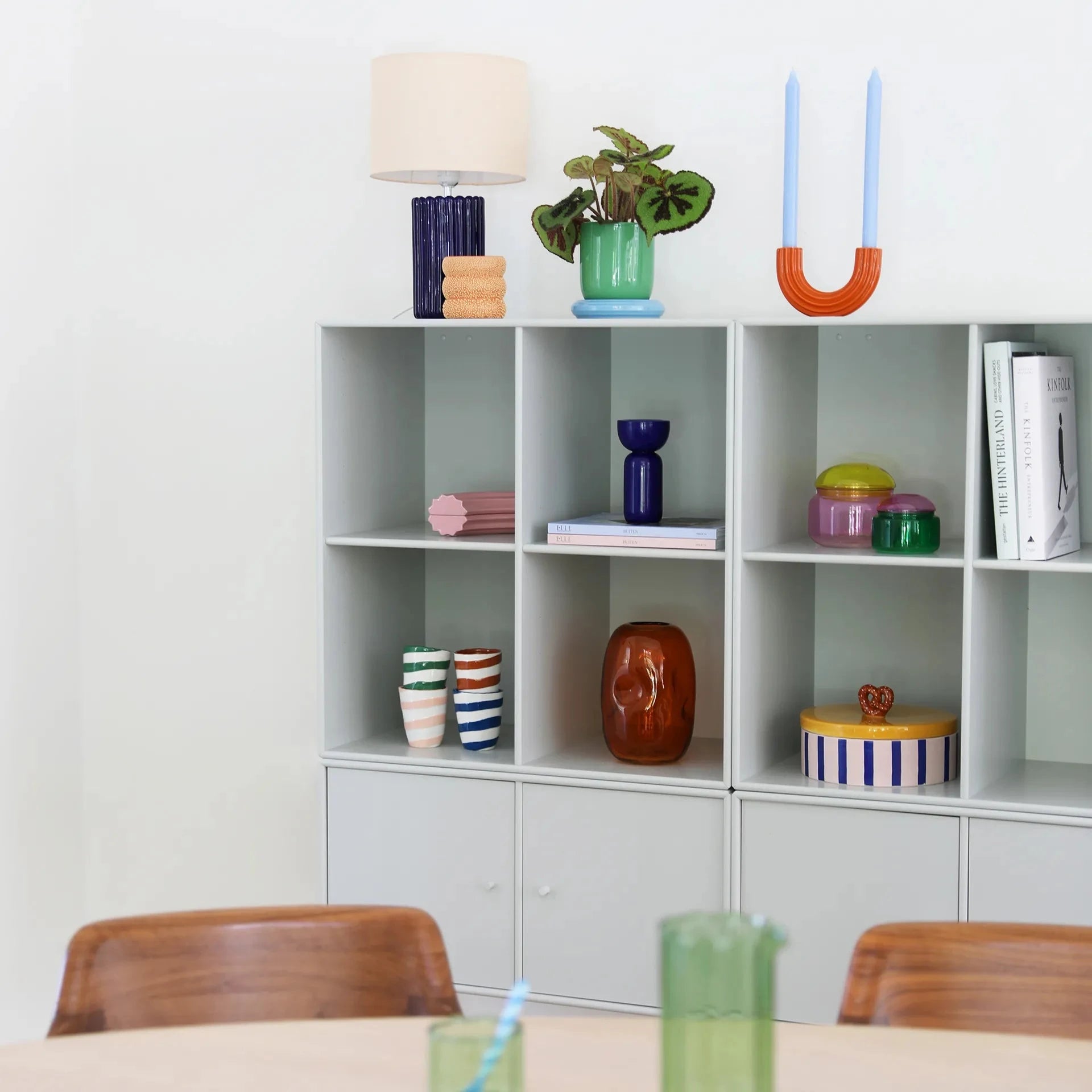 Home - &k Amsterdam Κηροπήγιο Κηροπήγιο Churros Πορτοκαλί - Δολομίτης 16.5 x 4 x 10.5 cm Home - &k Amsterdam