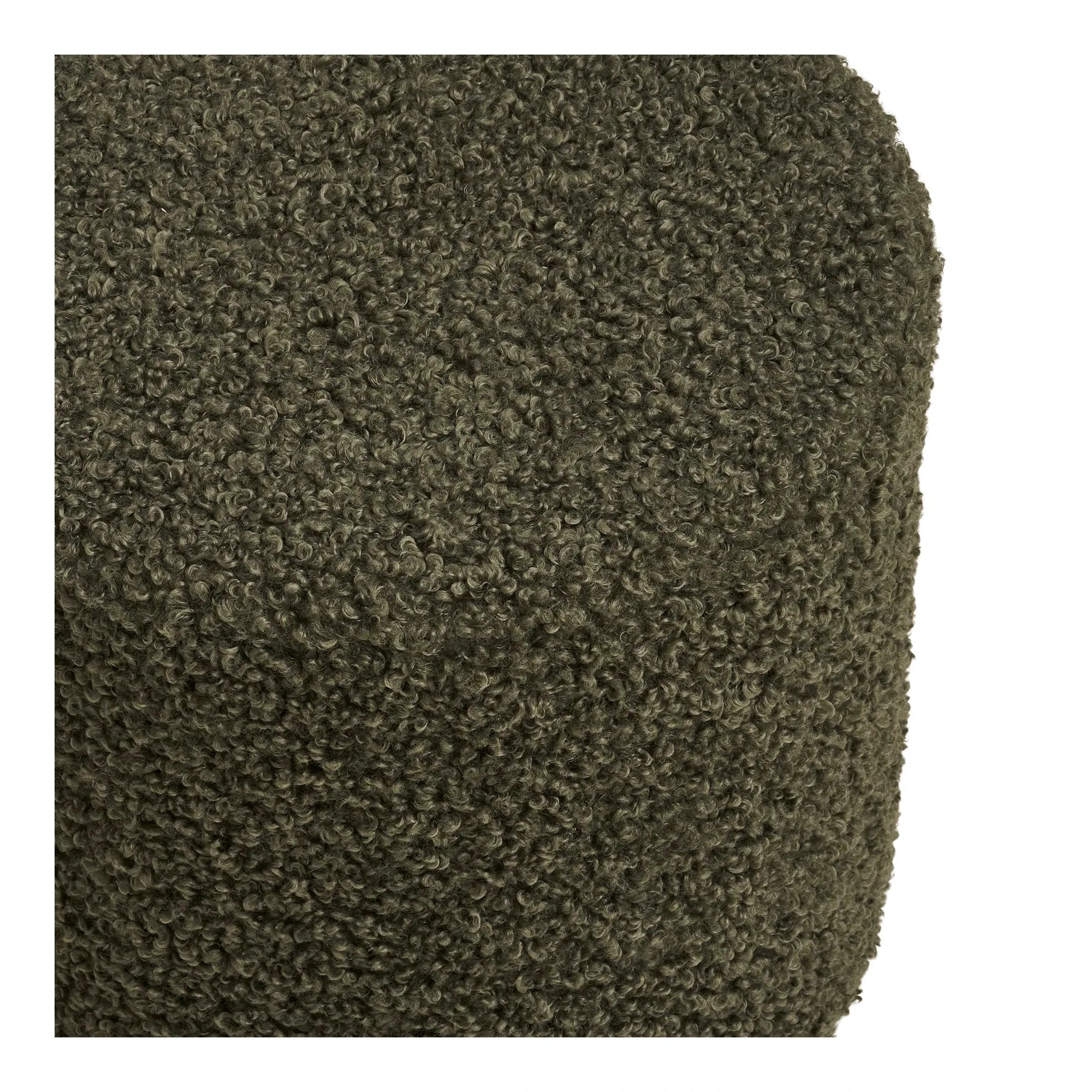 Πουφ Ejby - Μπουκλέ Πράσινο ø34 x H36 cm HOUSE NORDIC