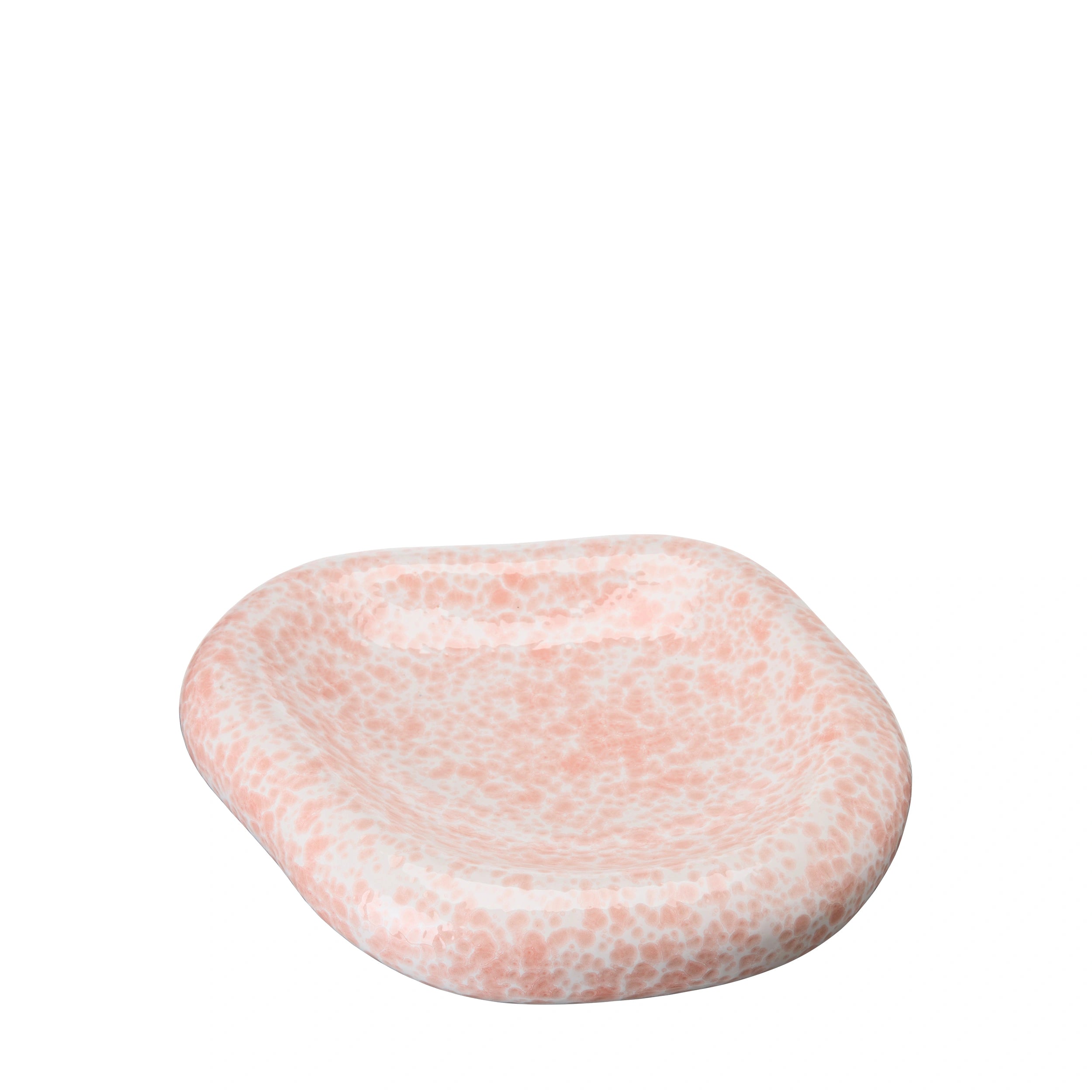 Διακοσμητικό Μπολ Doris - Κεραμικό Άσπρο Ροζ Ø26 x 37 x 34 x 7 cm HintsDeco