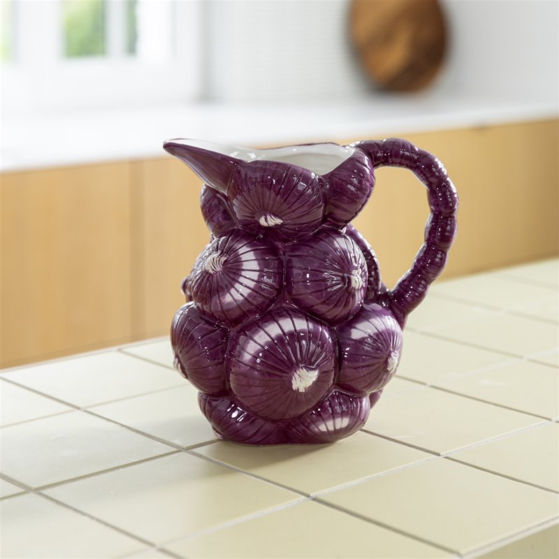 Home - &k Amsterdam Κανάτα Καράφα Jug Legume Onion Δολομίτης 18 x 12.5 x 18 cm Home - &k Amsterdam