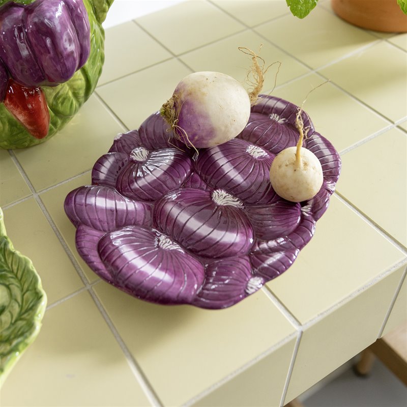 Home - &k Amsterdam Πιατέλα Πιατέλα Σερβιρίσματος Legume Onion Δολομίτης 23.5 x 18 x 2.5 cm Home - &k Amsterdam