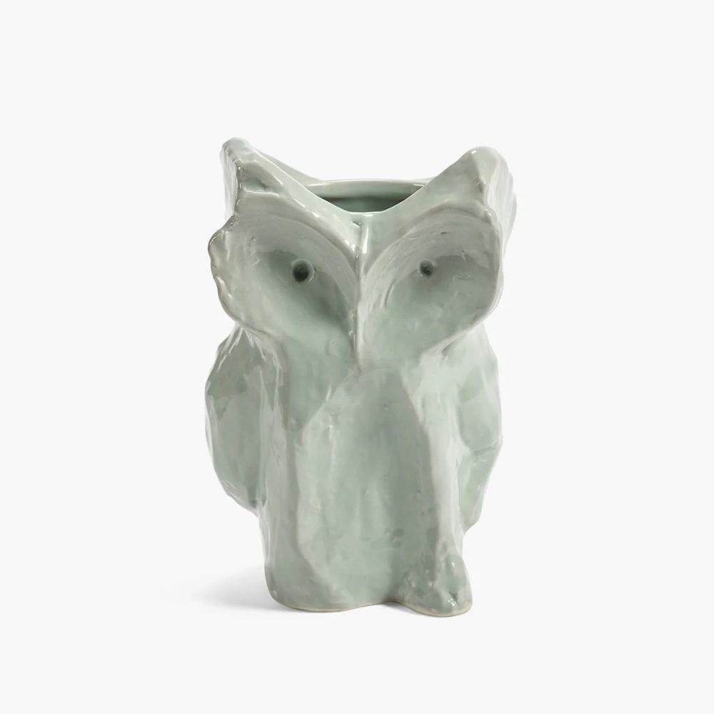 Διακοσμιτικό Βάζο Owl S Κίτρινο Κεραμικό L 16.5 W 15.5 H 23 CM SERAX - MARNI