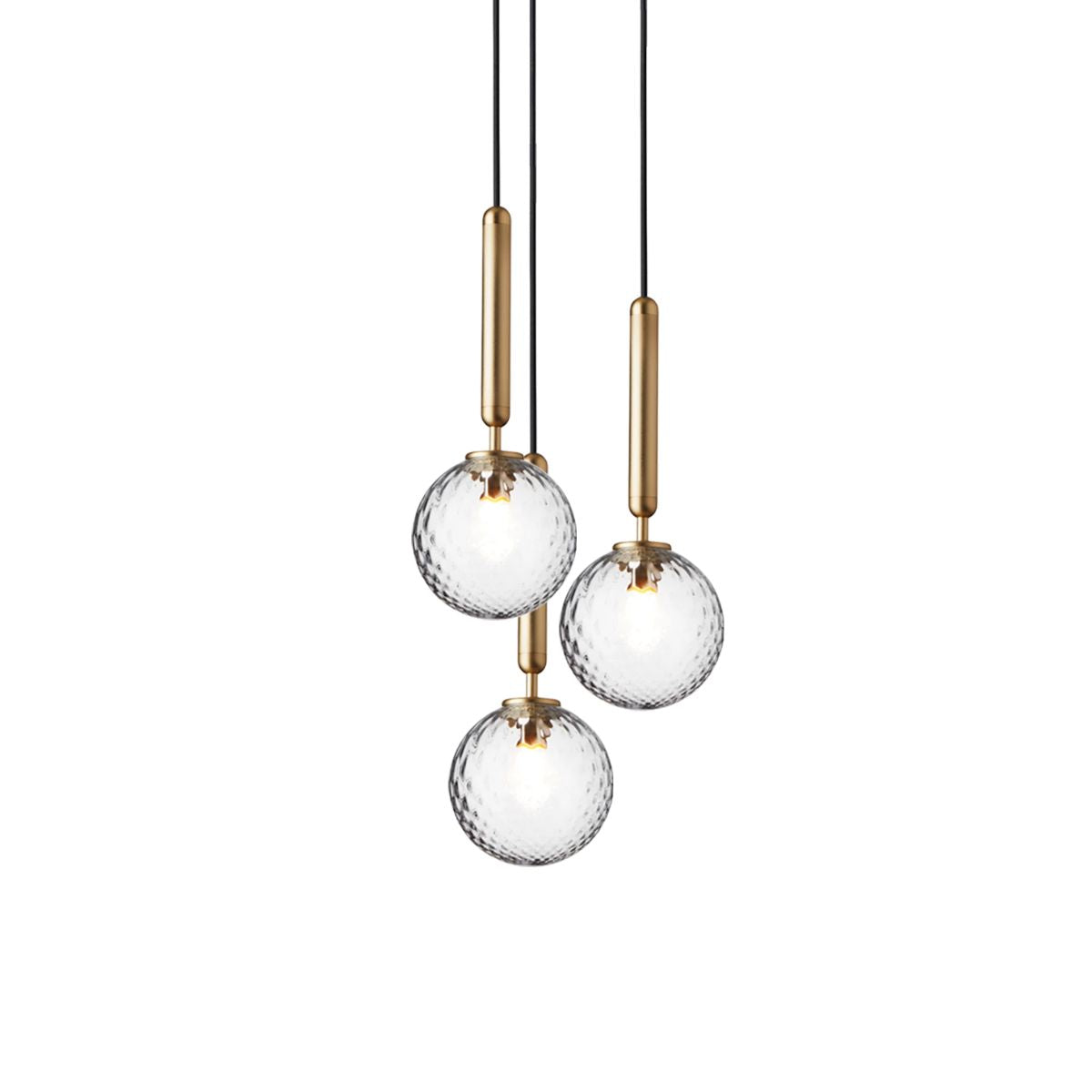 NUURA Φωτιστικό οροφής Φωτιστικό Οροφής MIIRA 3, CLEAR μπρονζε ø330mm x max. 2500 mm 220-240V NUURA