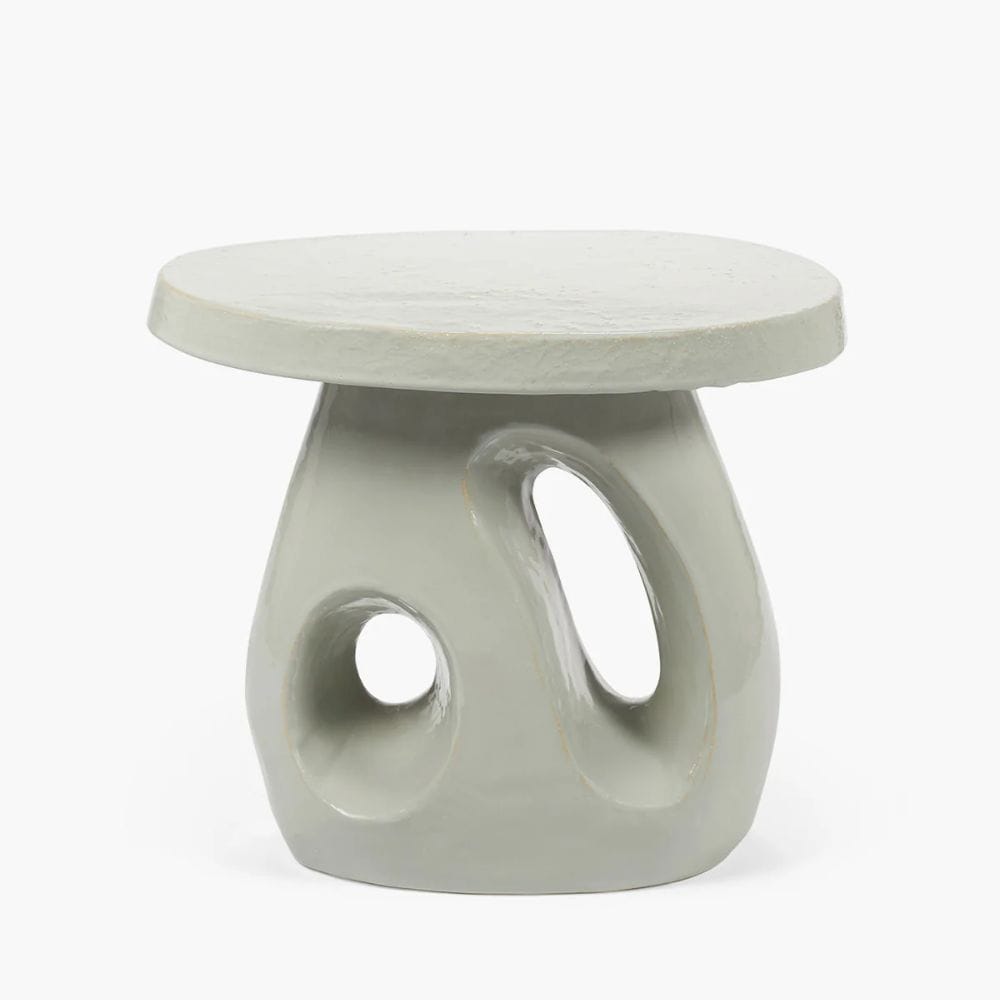 Βοηθητικό Τραπέζι Amé Light Γκρι Κεραμικό L 52 W 37 H 45cm SERAX
