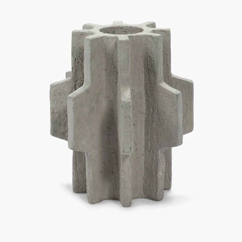 Βάζο 01 cement FCK Γκρι L 20 W 17 H 25.5 cm SERAX