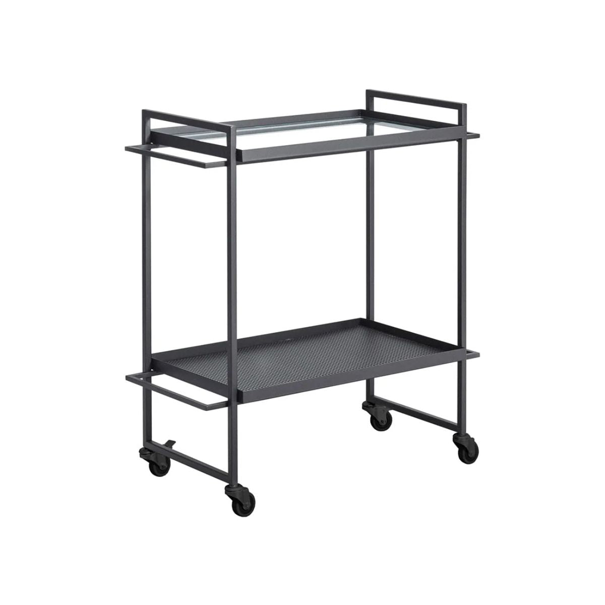 KRISTINA DAM studio trolley Τρόλεϊ Bauhaus Μαύρο 35x72x77cm