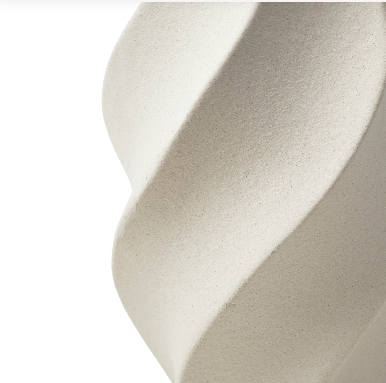 διακοσμητικό Βάζο Hunter Ματ Λευκό Kεραμικό, Ø19 x H32 cm BROSTE COPENHAGEN