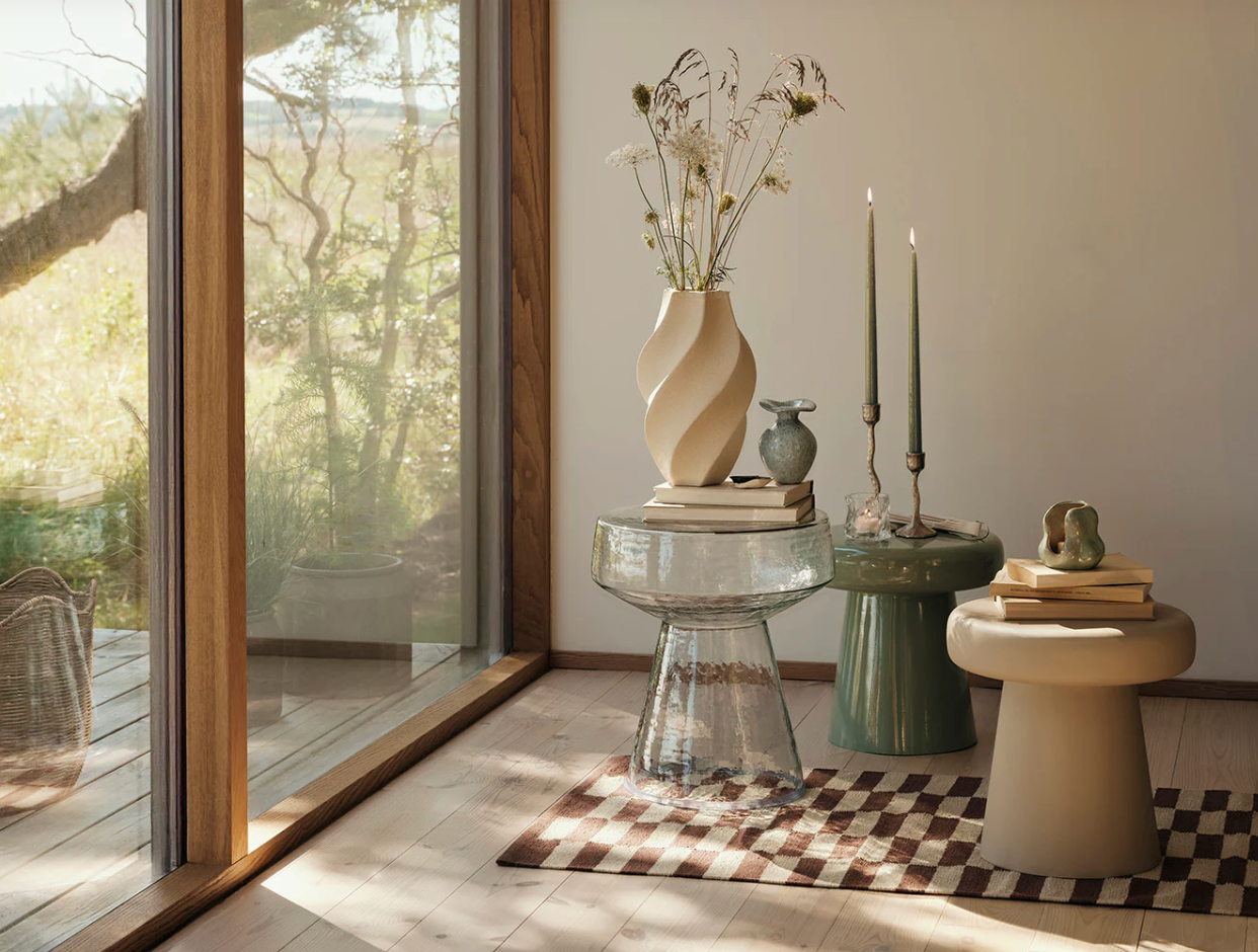 διακοσμητικό Βάζο Hunter Ματ Λευκό Kεραμικό, Ø19 x H32 cm BROSTE COPENHAGEN